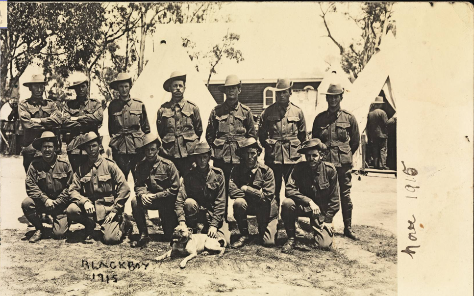 soldiers standing and kneeling